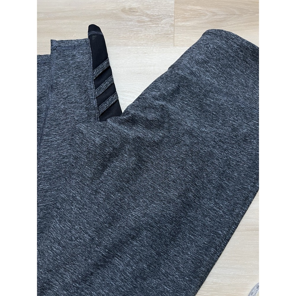 Scorpio Sol Women's Yoga Ankle Leggings Mesh Cut Out Size Small Gray Black